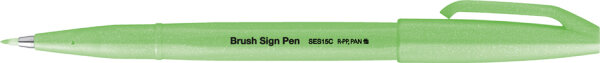 PentelArts Faserschreiber Brush Sign Pen SES15, neongrün