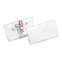 DURABLE Porte-badge avec pince & épingle, en...
