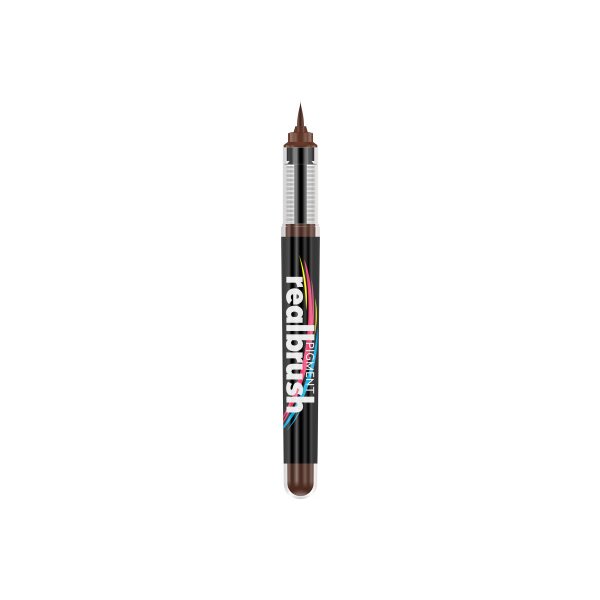 KARIN Real Brush Pen 0.4mm 33Z477 Pigment, sepia