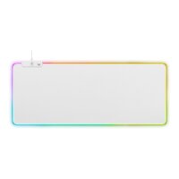 DELTACO RGB Gaming Mousepad GAM-079-W XL Wide, White