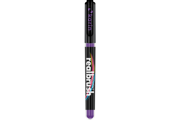 KARIN Real Brush Pen Pro 0.4mm 33Z2587 Pigment, pflaume