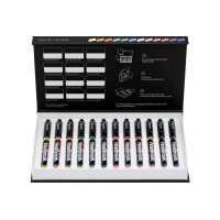 KARIN Real Brush Pen 0.4mm 33C7 Pigment, Pastel Colors