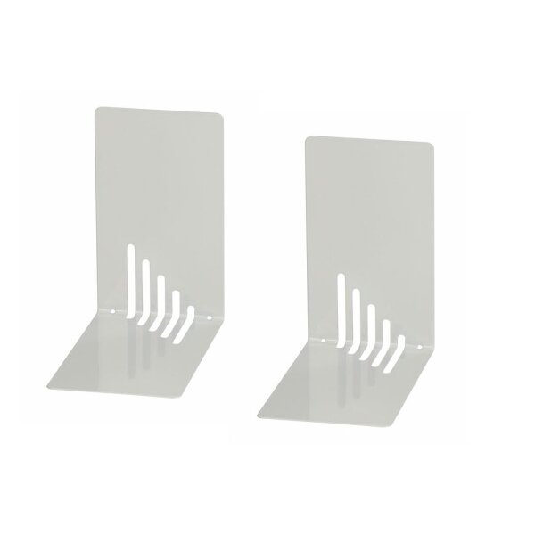 MAUL Buchstütze schmal 4.05 grau 2 Stück