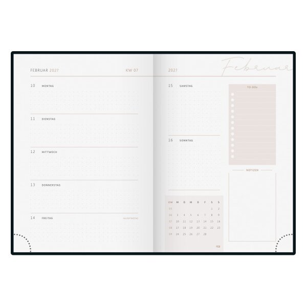 RIDOIDE Agenda Design Line 2027 7021507037.27 1S/2P Bloom AL 14.8x21cm