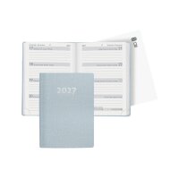 BIELLA Taschenagenda Memento 2027 825401060027U 1W/2S hellblau ML 10.1x14.2cm
