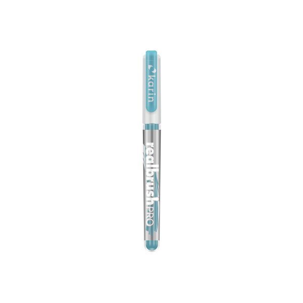 KARIN Real Brush Pen Pro 0.4mm 31Z204 cool aqua