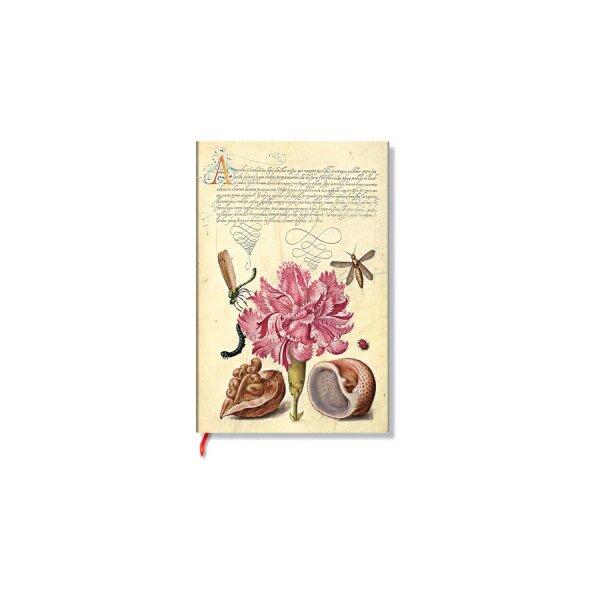PAPERBLANKS Notizbuch liniert Mini FB9729-7 Rosa Nelke 104 Blatt