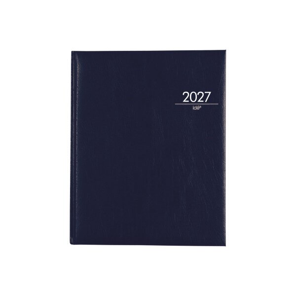 SIMPLEX Agenda Managertimer 2027 7008B5.27 1S/2P bleu f. ML 20.8x25.8cm