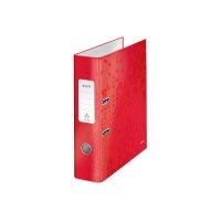 LEITZ Ordner WOW 180° 8cm 1005-00-26 rot A4