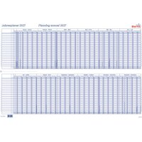 BEREC Jahresplaner 2027 B 5702/27 1J/1S blau 60x90cm