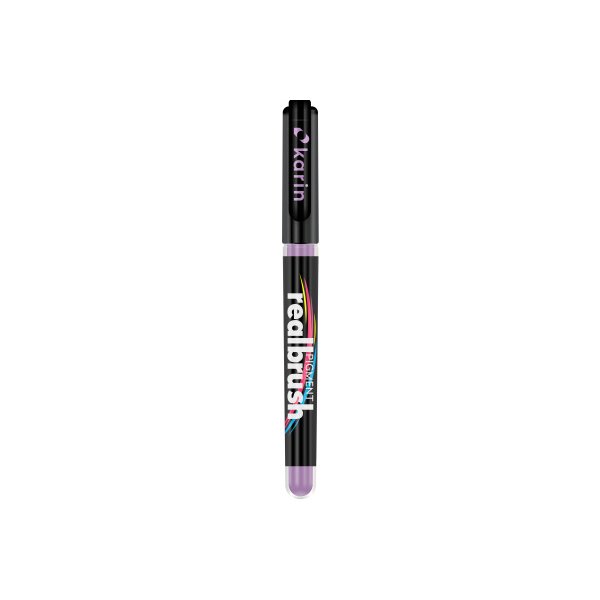 KARIN Real Brush Pen 0.4mm 33Z2562 Pigment, lilas rouge pastel