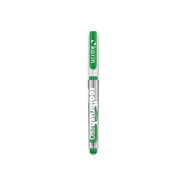 KARIN Real Brush Pen Pro 0.4mm 31Z6111 vert fluo