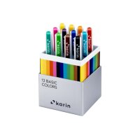 KARIN Real Brush Pen Pro 0.4mm 31C Basic Colours 12...