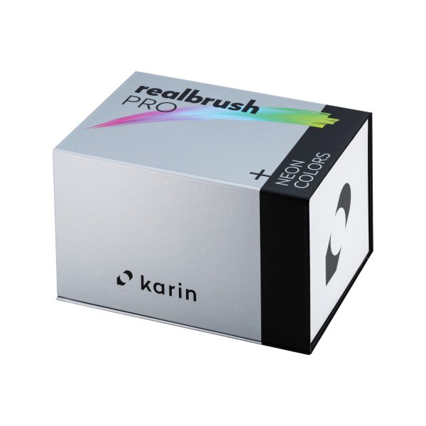 KARIN Real Brush Pen Pro 0.4mm 31C13 Mega Box, 3 Blender 72 Stück