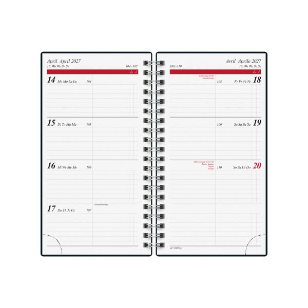 RIDOIDE Agenda de poche Timing 2 2027 7014104017.27 1S/2P Confetti ML 9.3x17.2cm