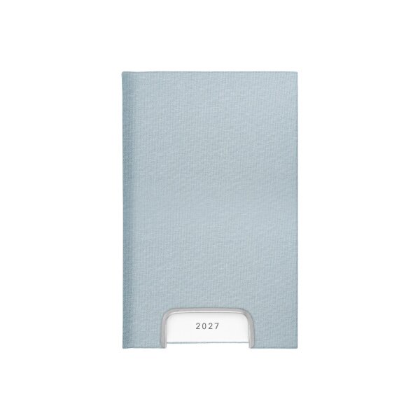 BIELLA Gesch&auml;ftsagenda Disponent 2027 807401060027U 1T/1S hellblau ML 10.1x16cm