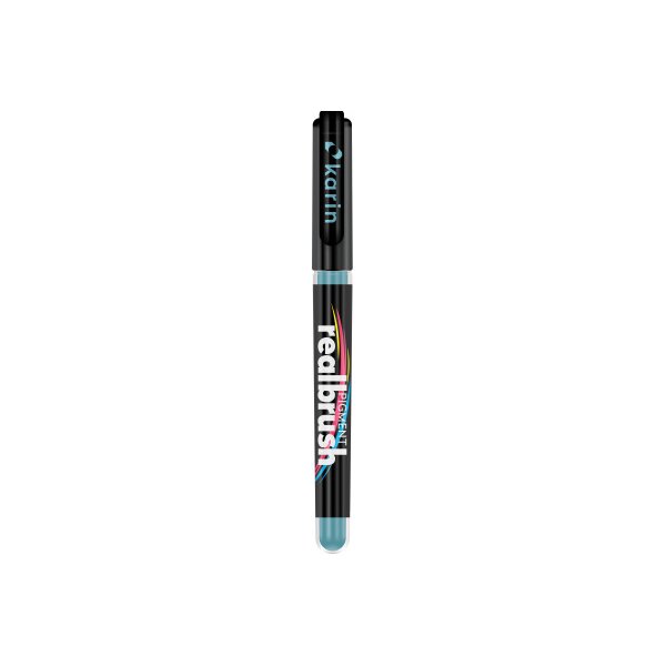KARIN Real Brush Pen 0.4mm 33Z630 Pigment, cool aqua
