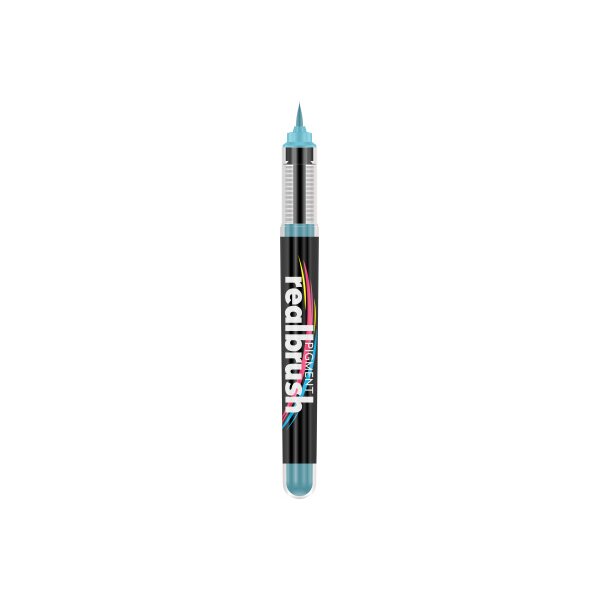 KARIN Real Brush Pen 0.4mm 33Z630 Pigment, cool aqua