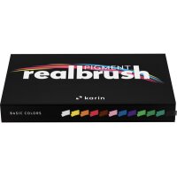 KARIN Real Brush 0.4mm 33C1 Pigment, Basic Farben