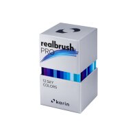KARIN Real Brush Pen Pro 0.4mm 31C2 Sky Colours 12...