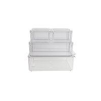 NORDIC Q Fridge/Pantry storage set 2360037 Transparent, 7 pcs.
