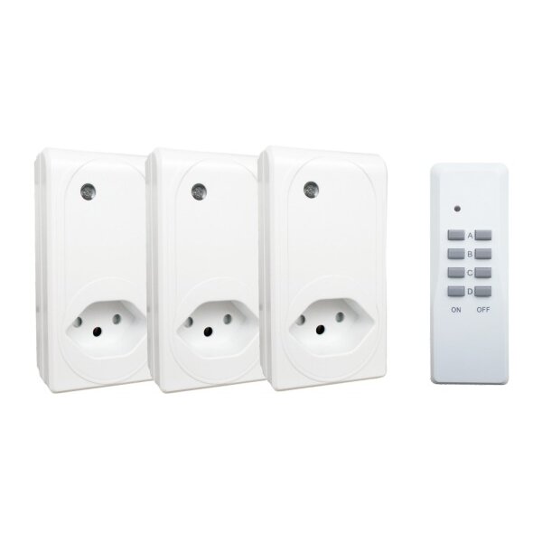 SCHOENENBERGER Set dinterrupteur radio 86.3622 Indoor blanc