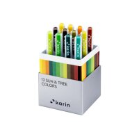 KARIN Real Brush Pen Pro 0.4mm 31C3 Sun and tree Colours...