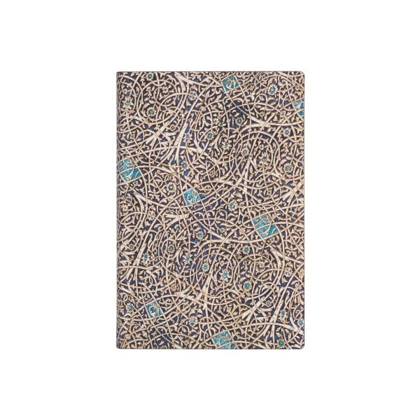 PAPERBLANKS Carnet lign&eacute; Mini FB8218-7 Grenade turquoise 104 feuil.