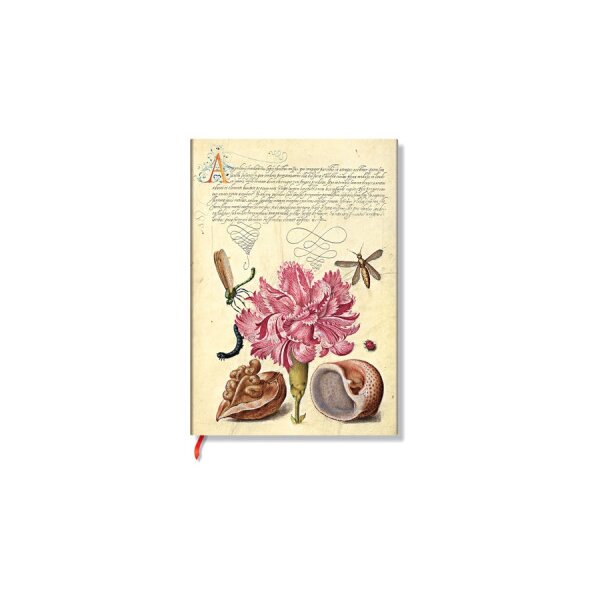 PAPERBLANKS Carnet lign&eacute; Midi FB9727-3 illet rose 88 feuil.