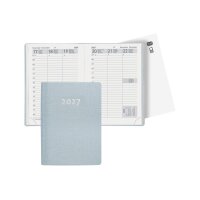 BIELLA Agenda Rex 2027 825301060027U 1S/2P bleu cl. ML 10.1x14.2cm