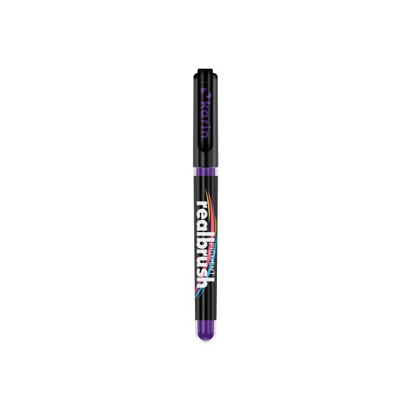 KARIN Real Brush Pen 0.4mm 33Z267 Pigment, aubergine
