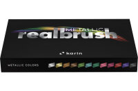 KARIN Real Brush Pen Pro 0.4mm 32C1 Metallic 12 Stück
