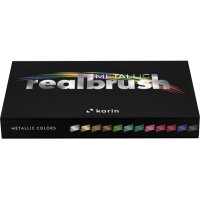 KARIN Real Brush 0.4mm 32C1 Metallic 12 Stück