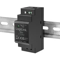 LogiLink Bloc dalimentation pour rail DIN, 36 W, 24 V, noir