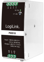 LogiLink Hutschienen-Netzteil, 240 Watt, 48 Volt, weiss