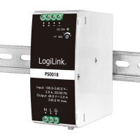 LogiLink Bloc dalimentation pour rail DIN, 240W, 48V, blanc