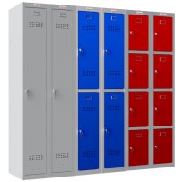 phoenix Vestiaire PL1130, serrure à clé, gris