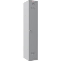 phoenix Vestiaire PL1130, serrure à clé, gris/rouge