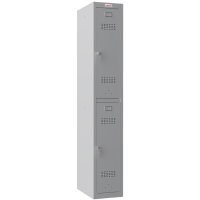 phoenix Vestiaire PL1230, serrure à clé, gris/bleu