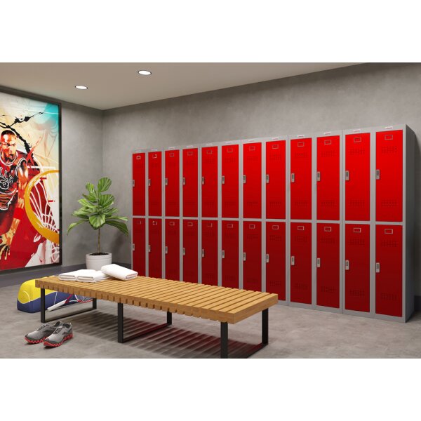 phoenix Vestiaire PL1230, serrure électronique, gris