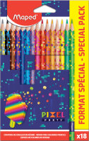 Maped Crayon de couleur PIXEL PARTY, étui carton...