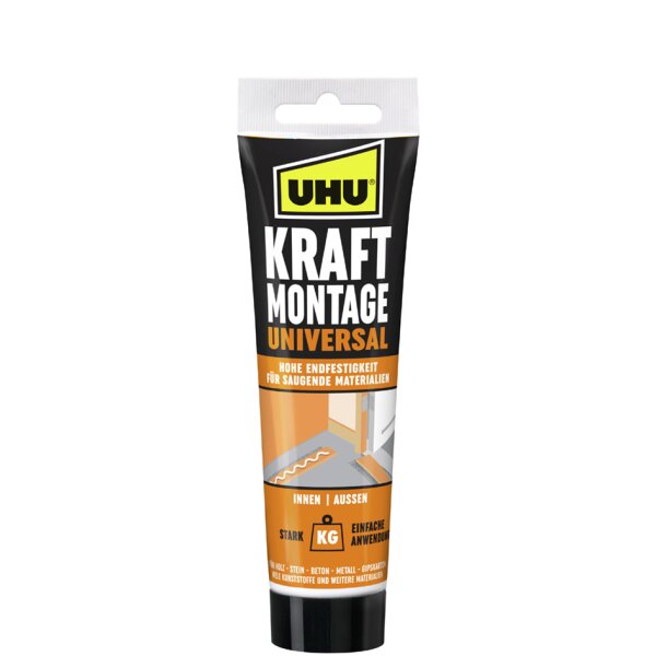 UHU Colle de montage KRAFT UNIVERSAL, cartouche 470 g, blanc