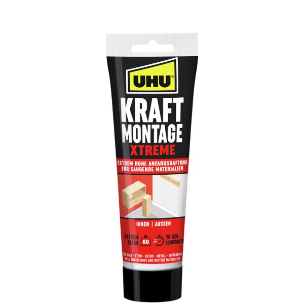 UHU Colle de montage KRAFT XTREME, tube de 175 g