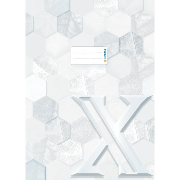 HERMA Heftschoner X, aus Karton, DIN A4, grau