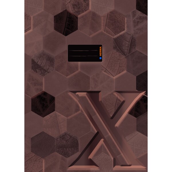 HERMA Heftschoner X, aus Karton, DIN A4, orange