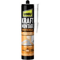 UHU KRAFT Montagekleber UNIVERSAL, weiss, 200 g Tube