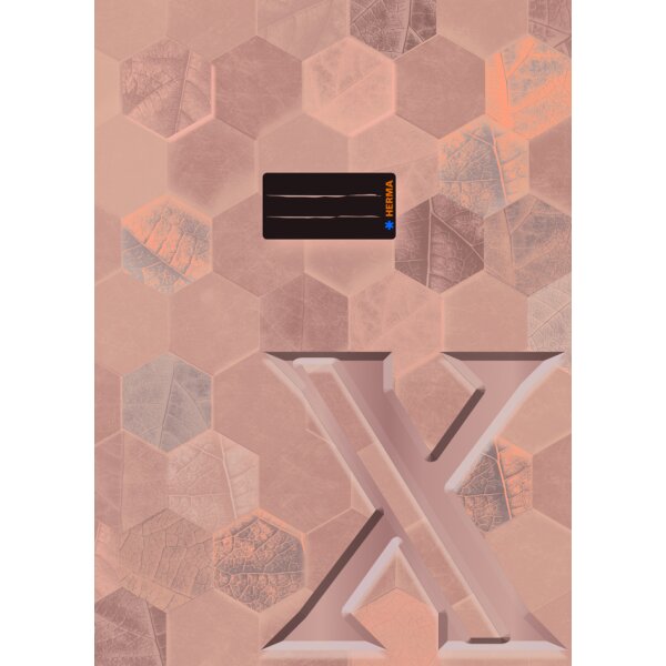 HERMA Heftschoner X, aus Karton, DIN A4, rosa