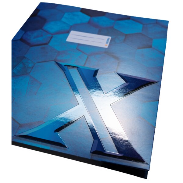 HERMA Heftschoner X, aus Karton, DIN A4, hellblau