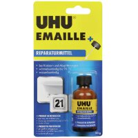 UHU EMAILLE Reparaturmittel, 23 g Pinselflasche, auf Blister