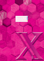 HERMA Heftschoner X, aus Karton, DIN A4, pink